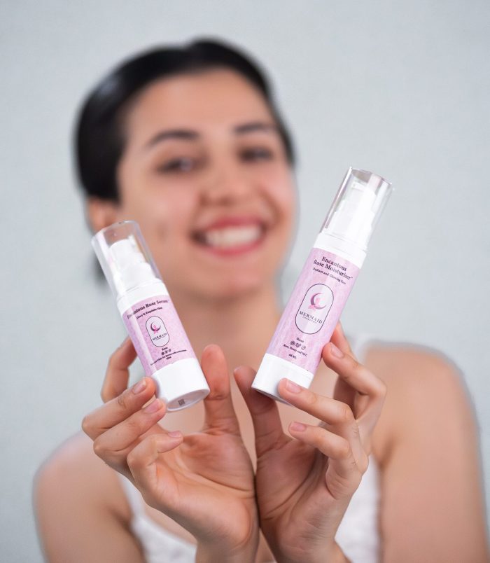 Natural rose face cream and moisturiser Australia for glowing skin