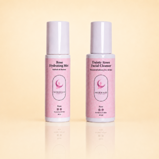 Rose Hydra Boost Pair (Cleanser & Mist)